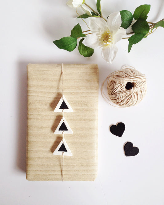 DIY clay gift tags
