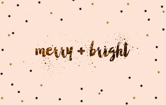 Merry and bright desktop wallpaper