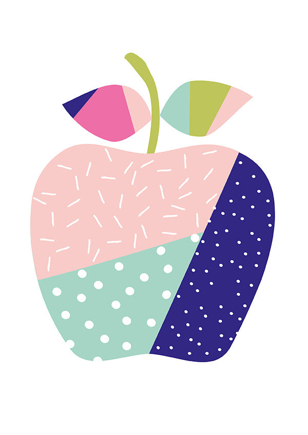 An apple a day printable wall art