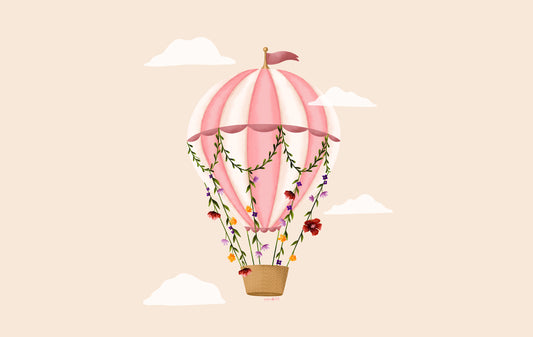 Hot air balloon desktop, phone and tablet wallpaper