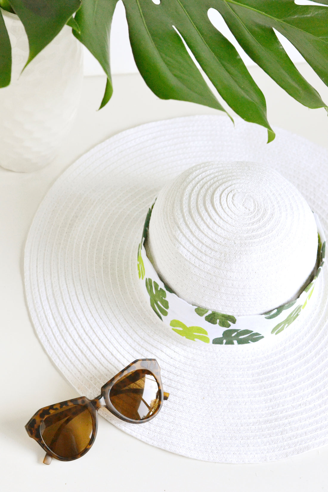 DIY tropical hat band for Merry Mag Summer