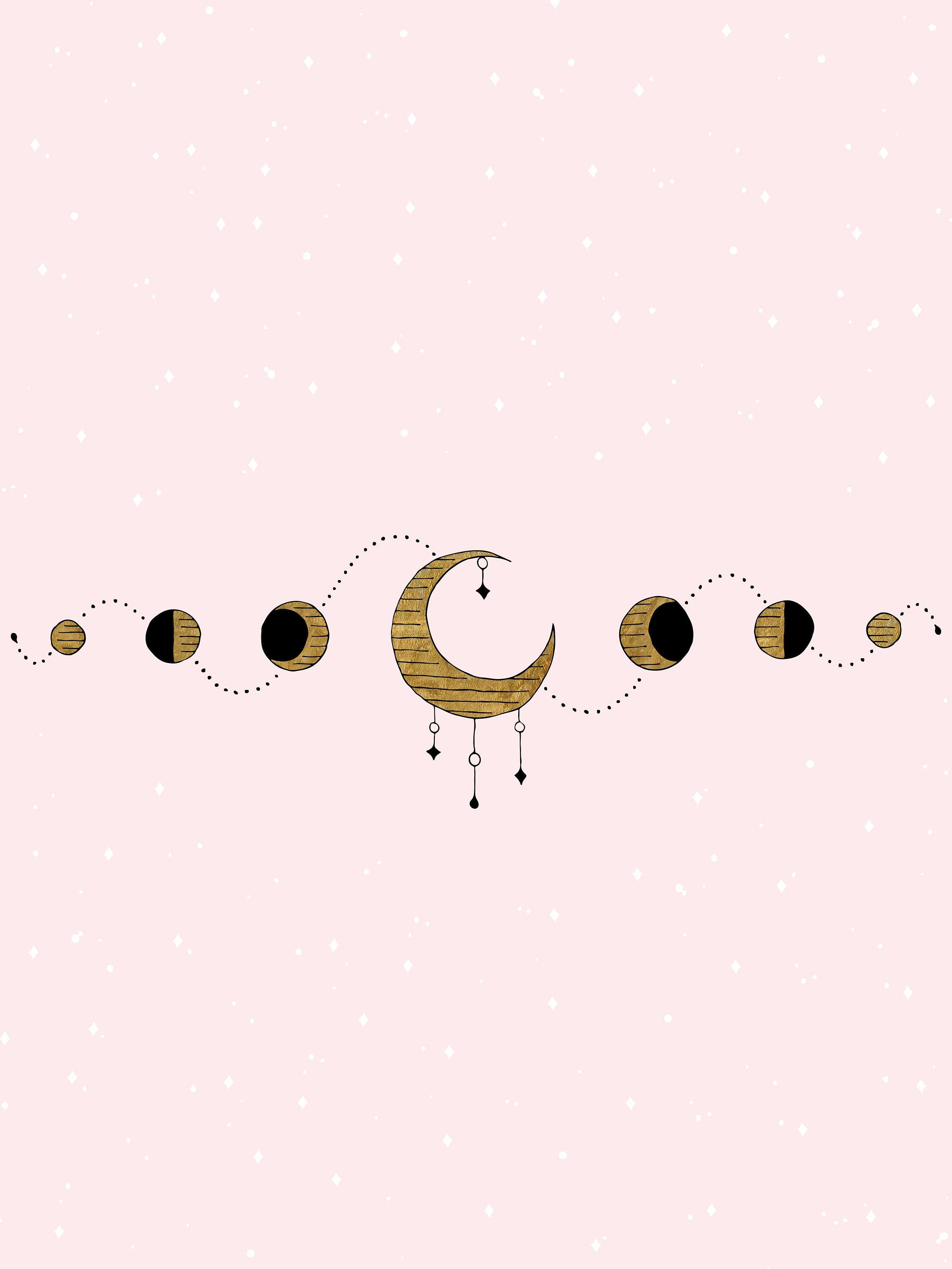 moon phases drawing tumblr