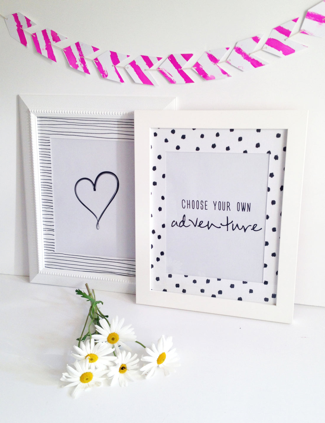 DIY patterned photo mats