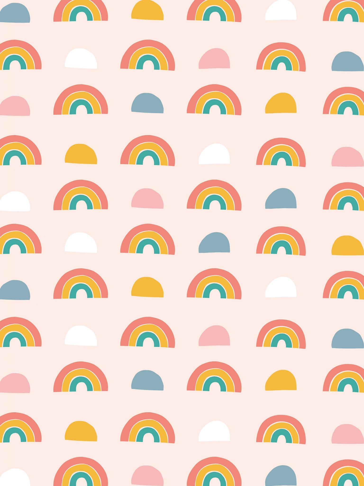 Rainbow patterned desktop, tablet and phone wallpaper – makeandtell