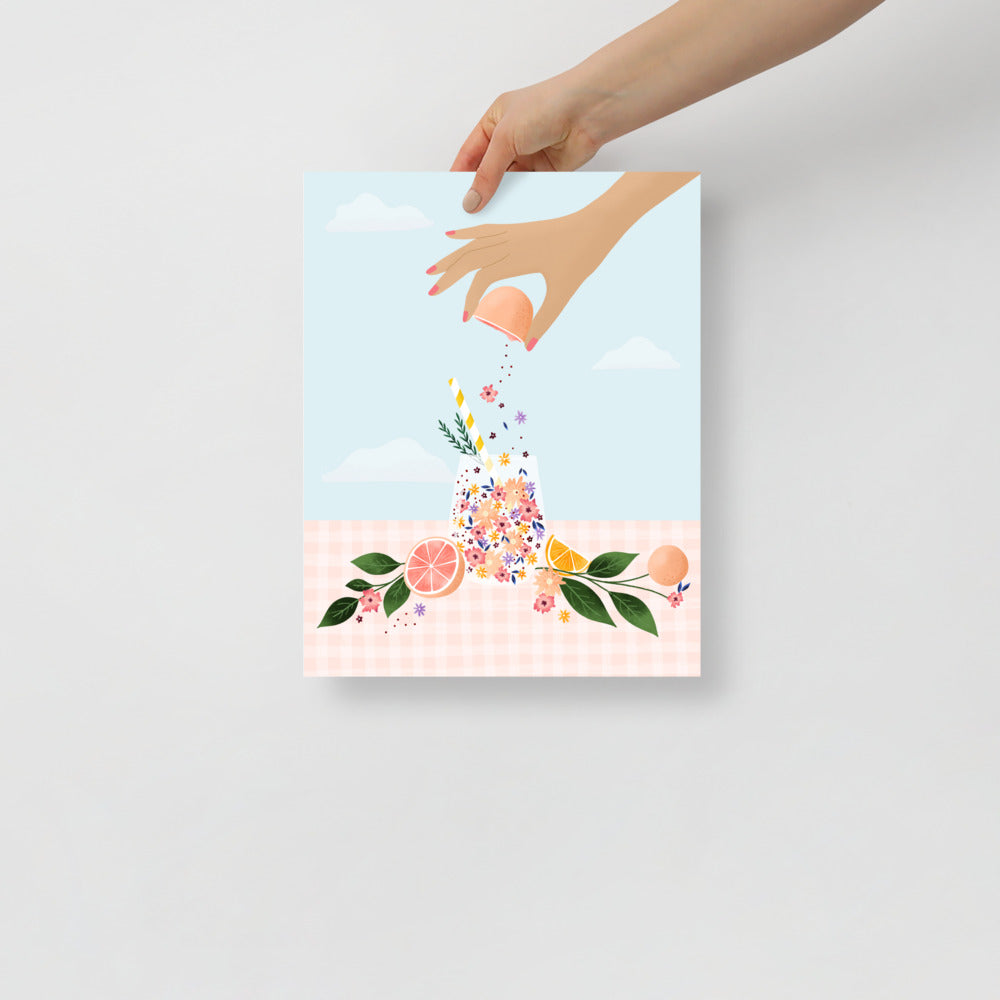 Lemonade art print