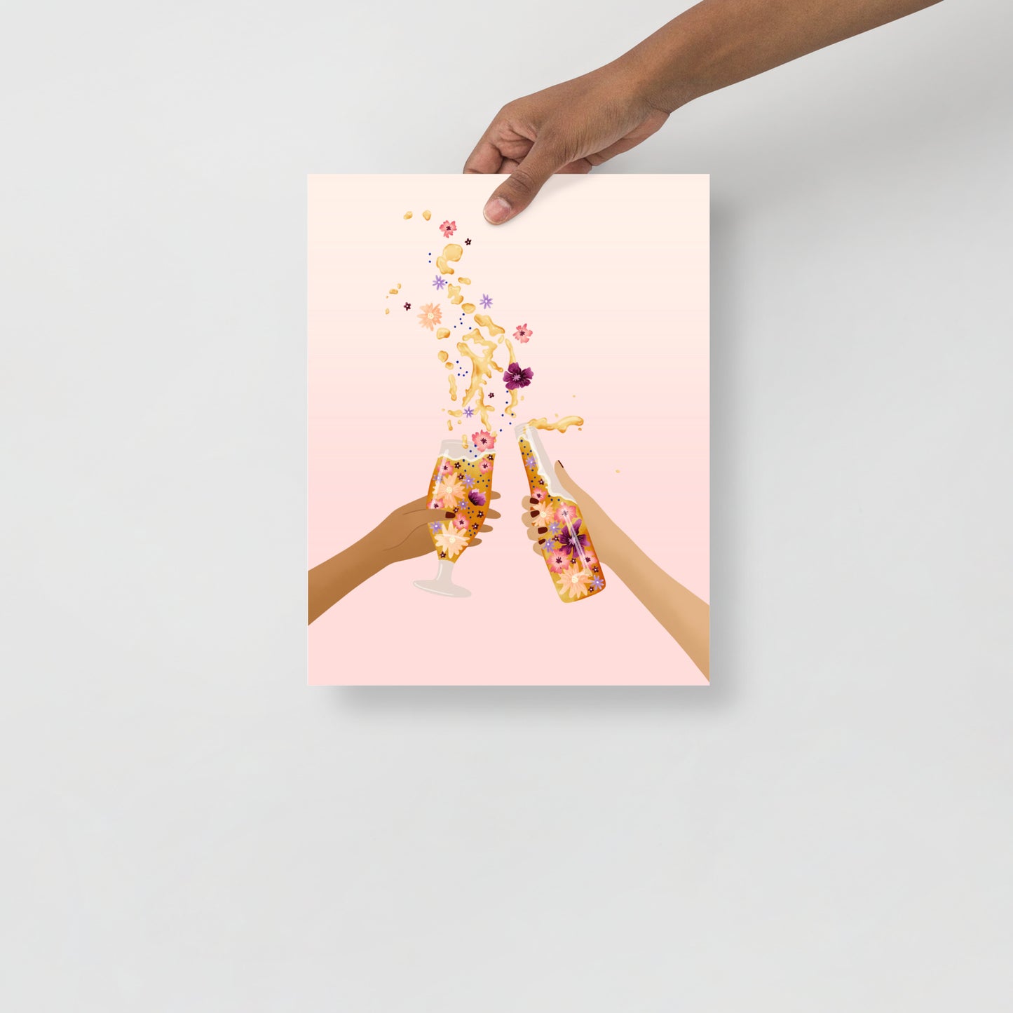 Cheers beers art print