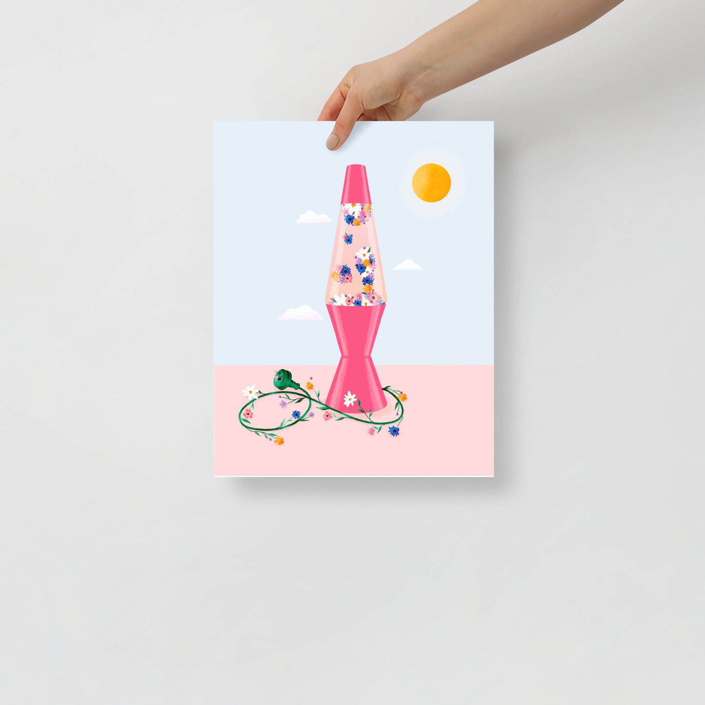 Lava lamp art print