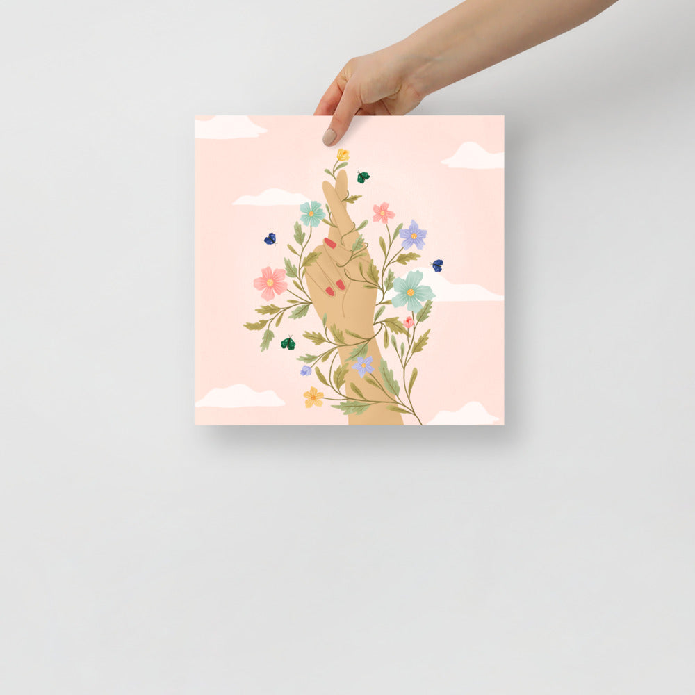 Fingers Crossed art print