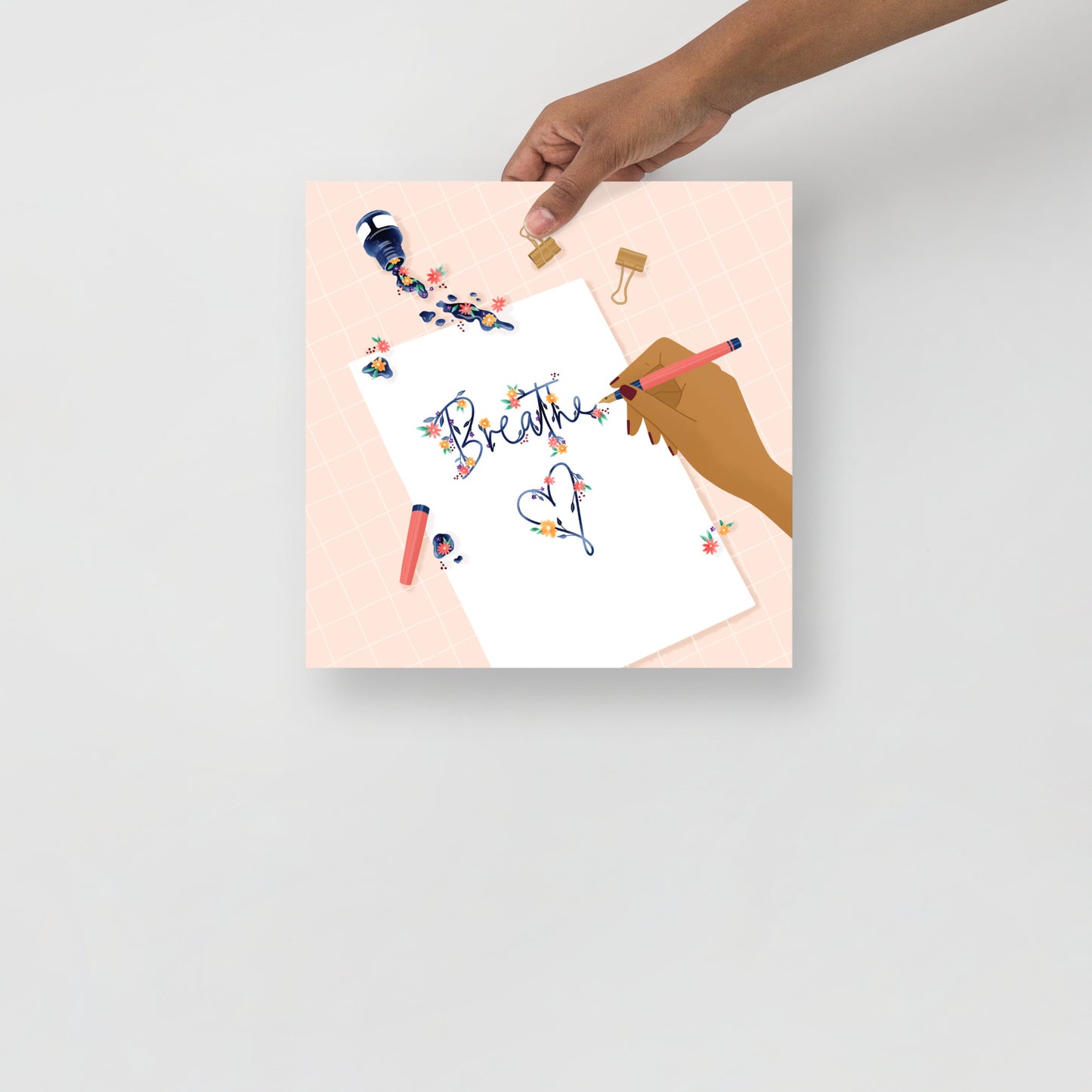 Breathe art print