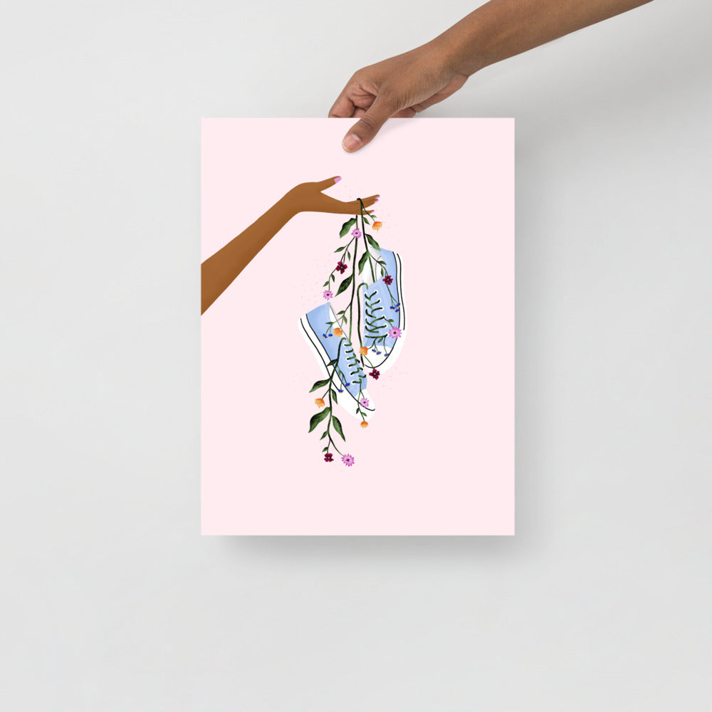 Shoelaces art print