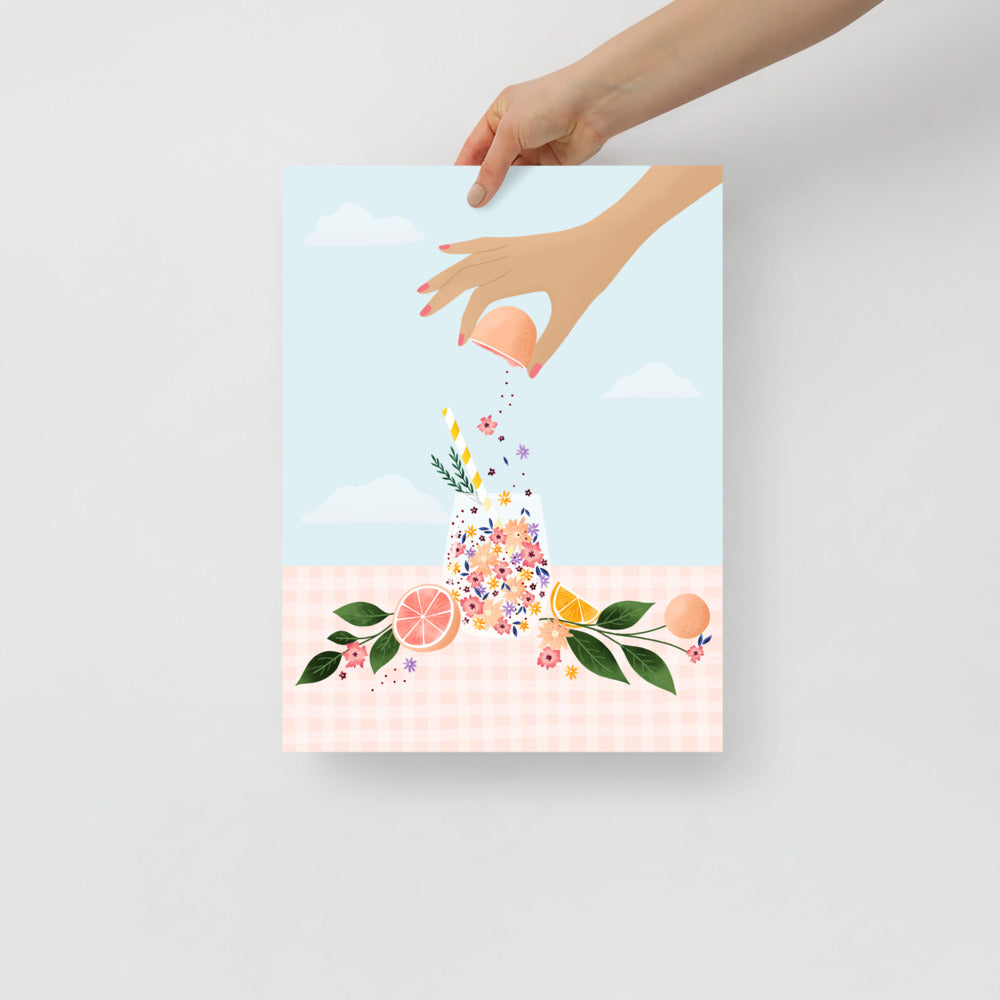 Lemonade art print