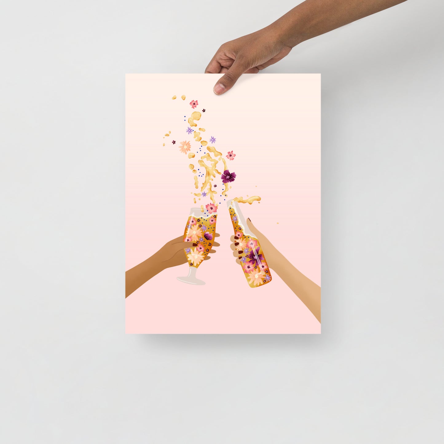 Cheers beers art print