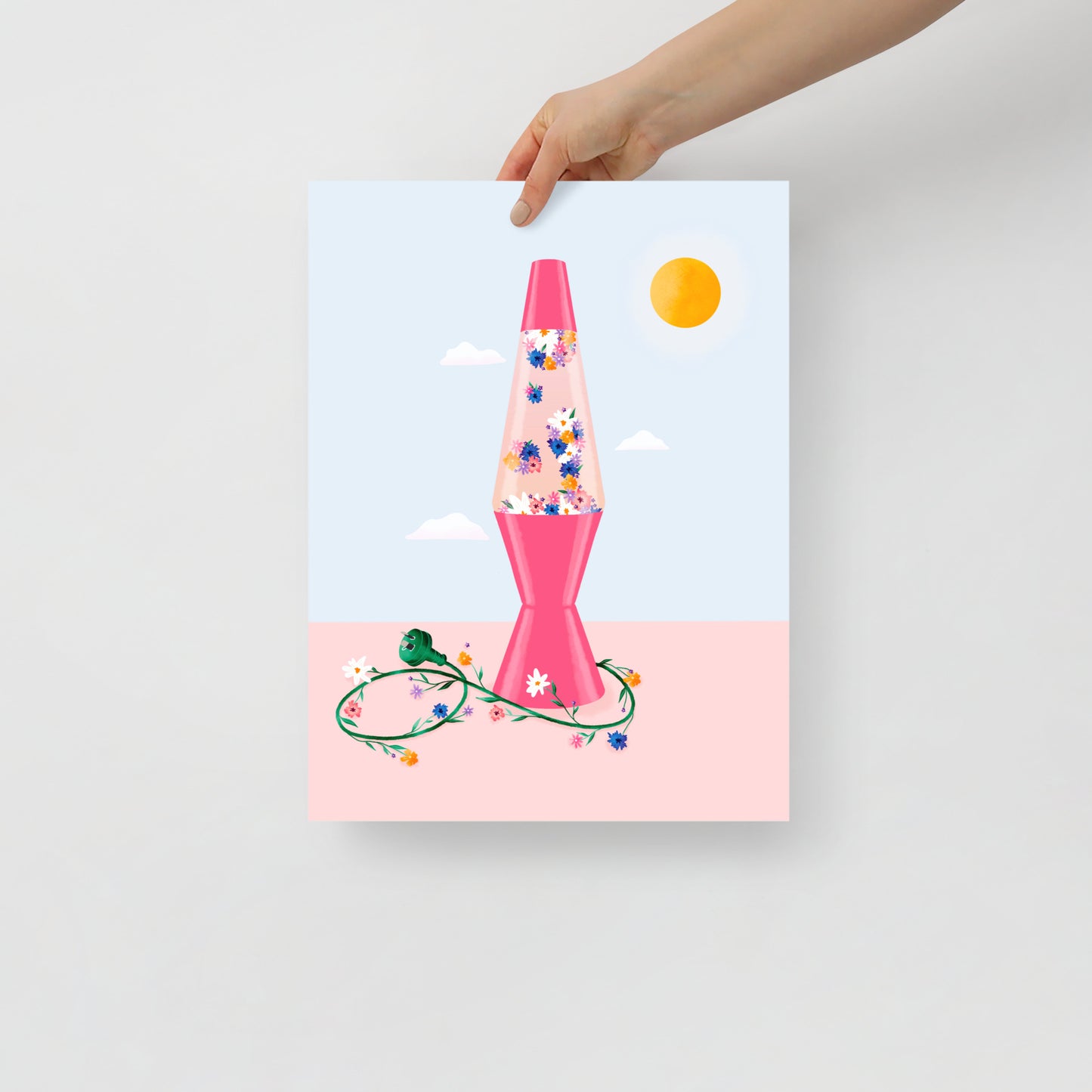 Lava lamp art print