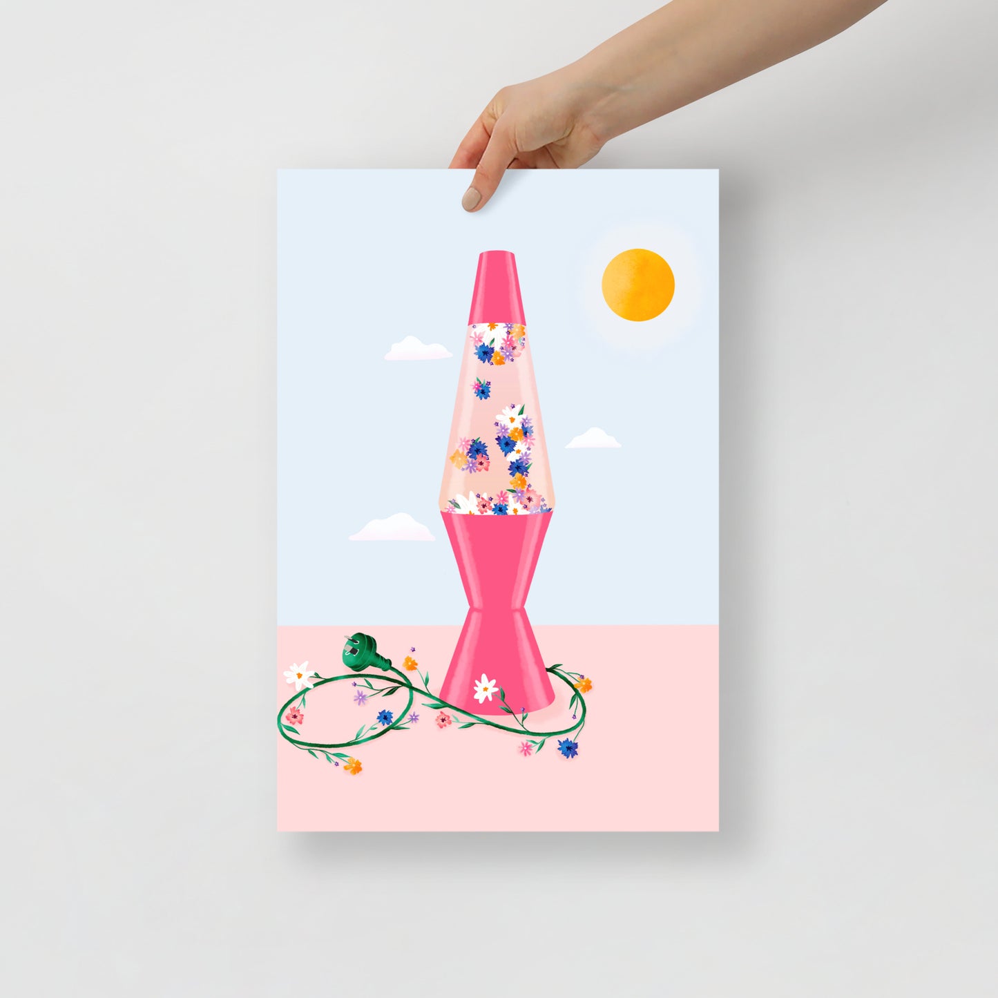 Lava lamp art print