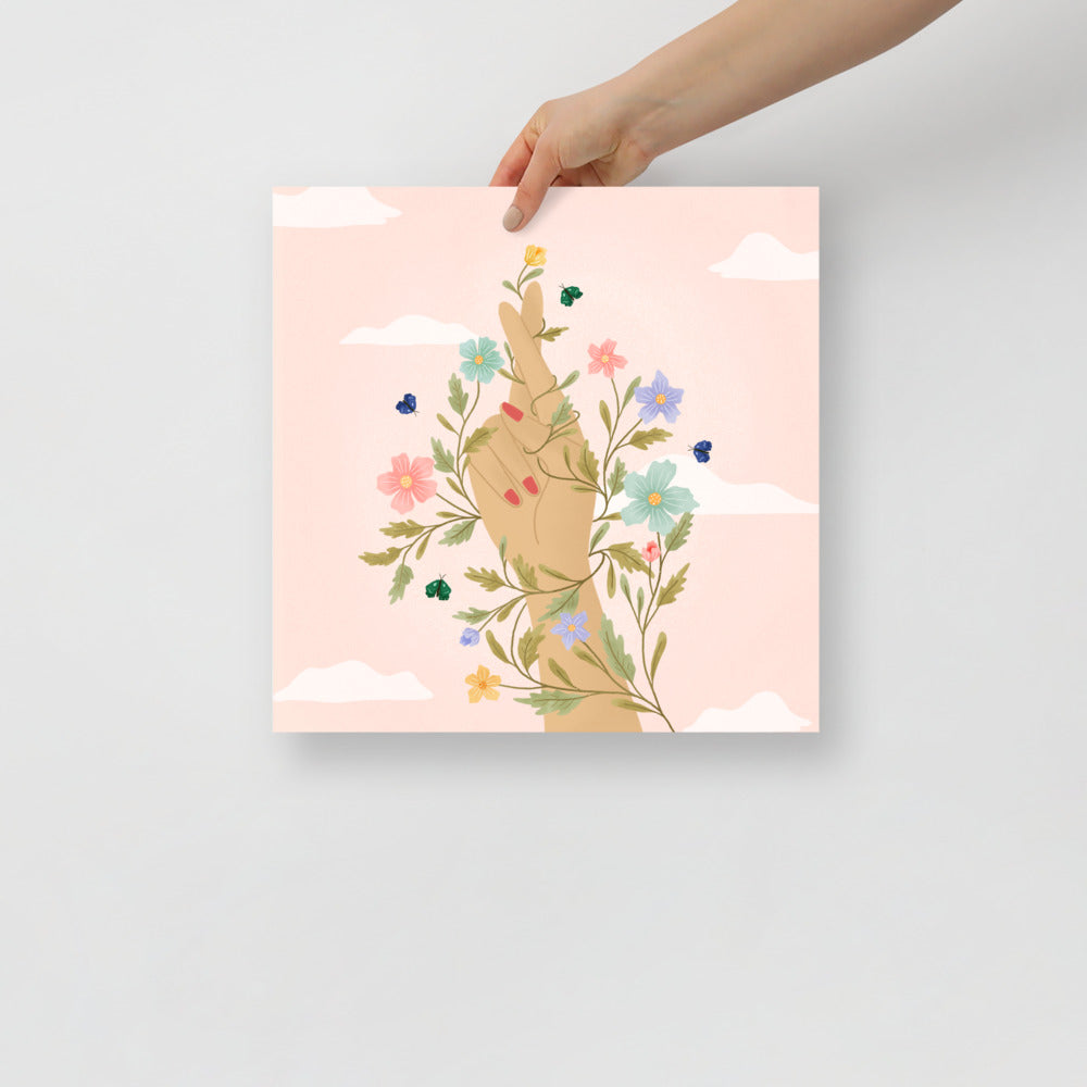 Fingers Crossed art print