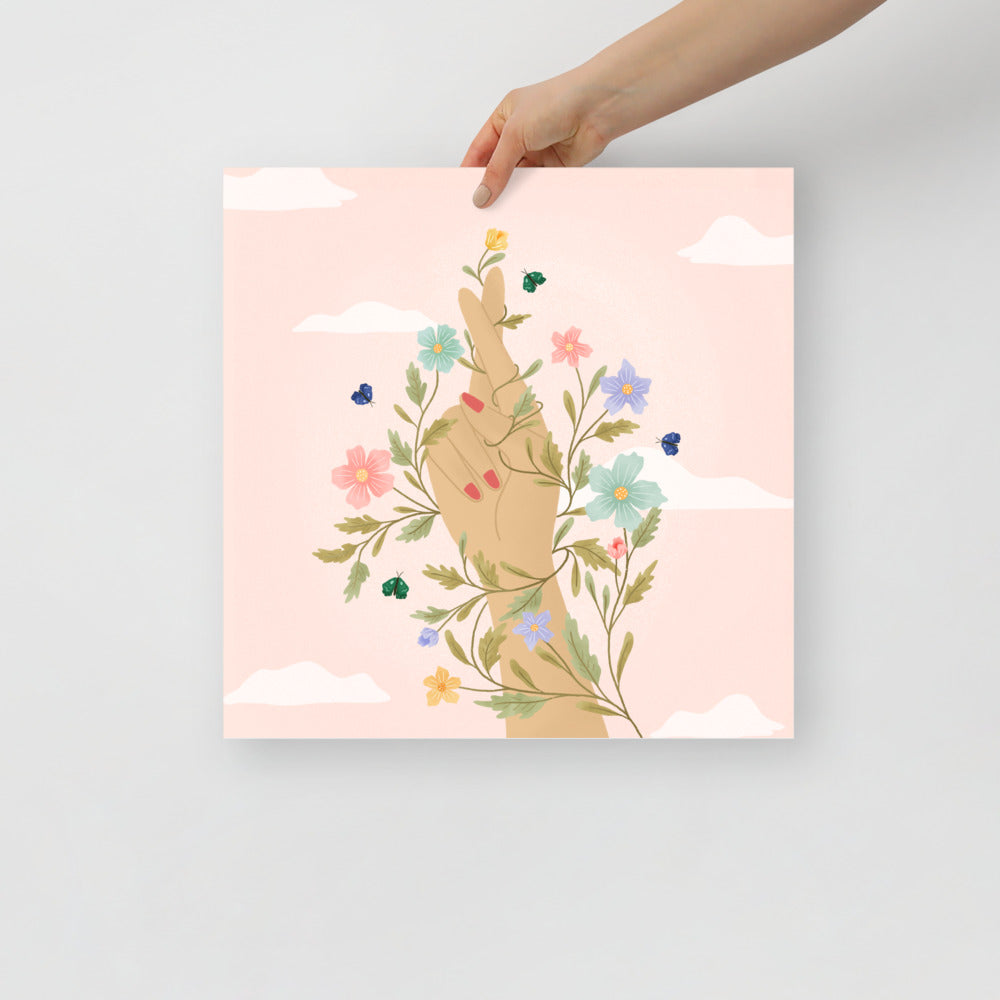Fingers Crossed art print