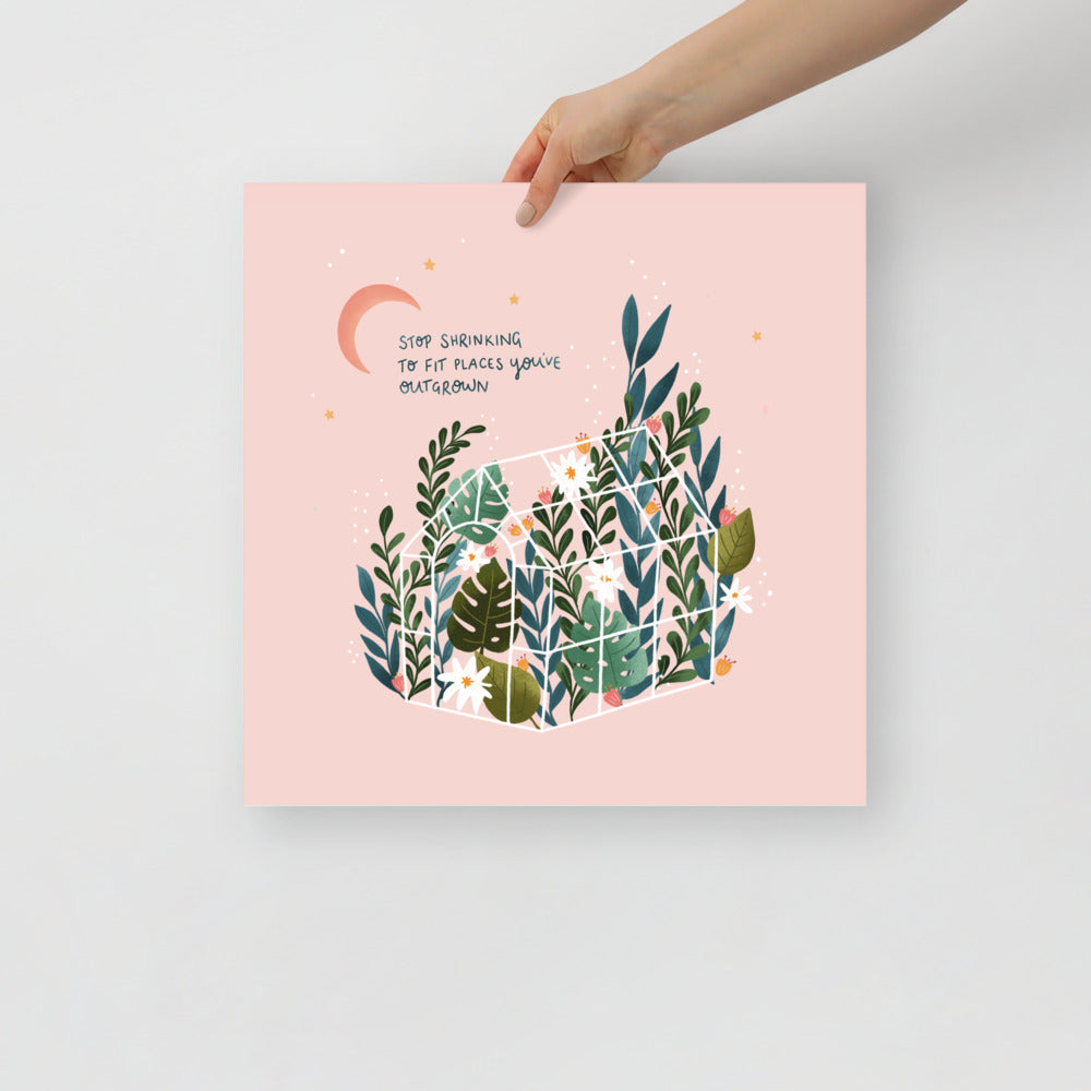 Outgrown art print