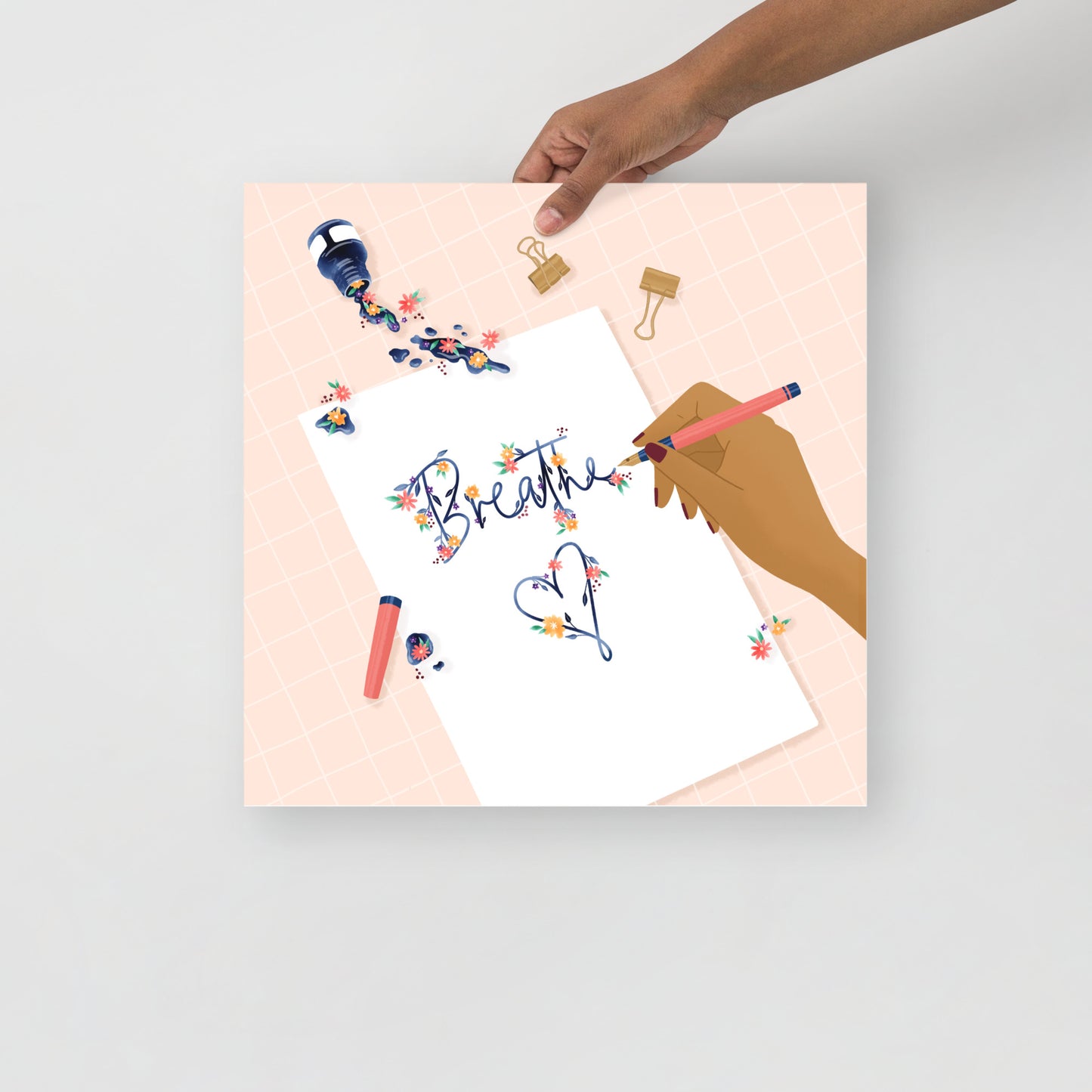 Breathe art print