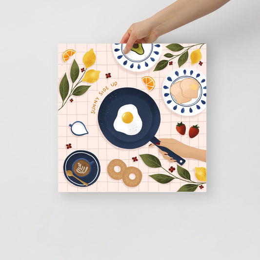 Sunny side up art print