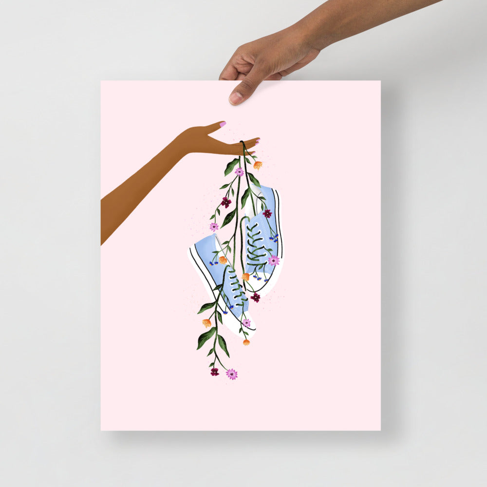 Shoelaces art print