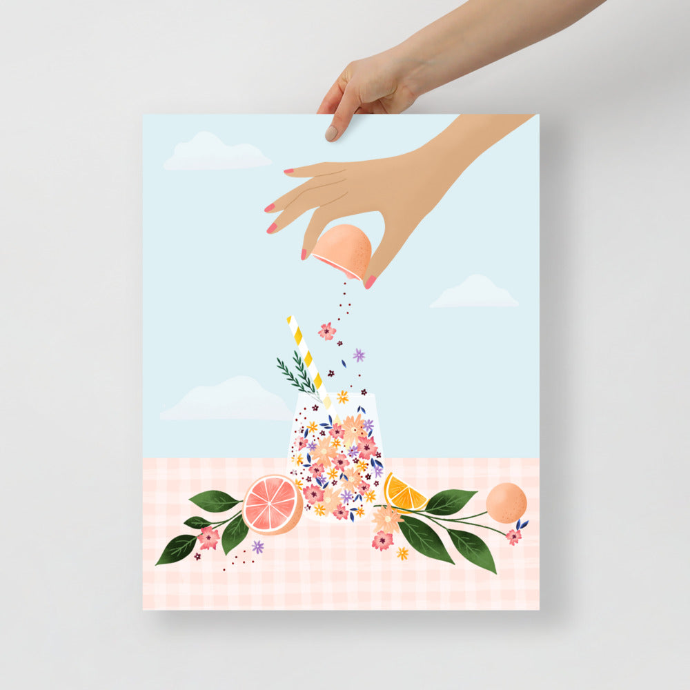 Lemonade art print