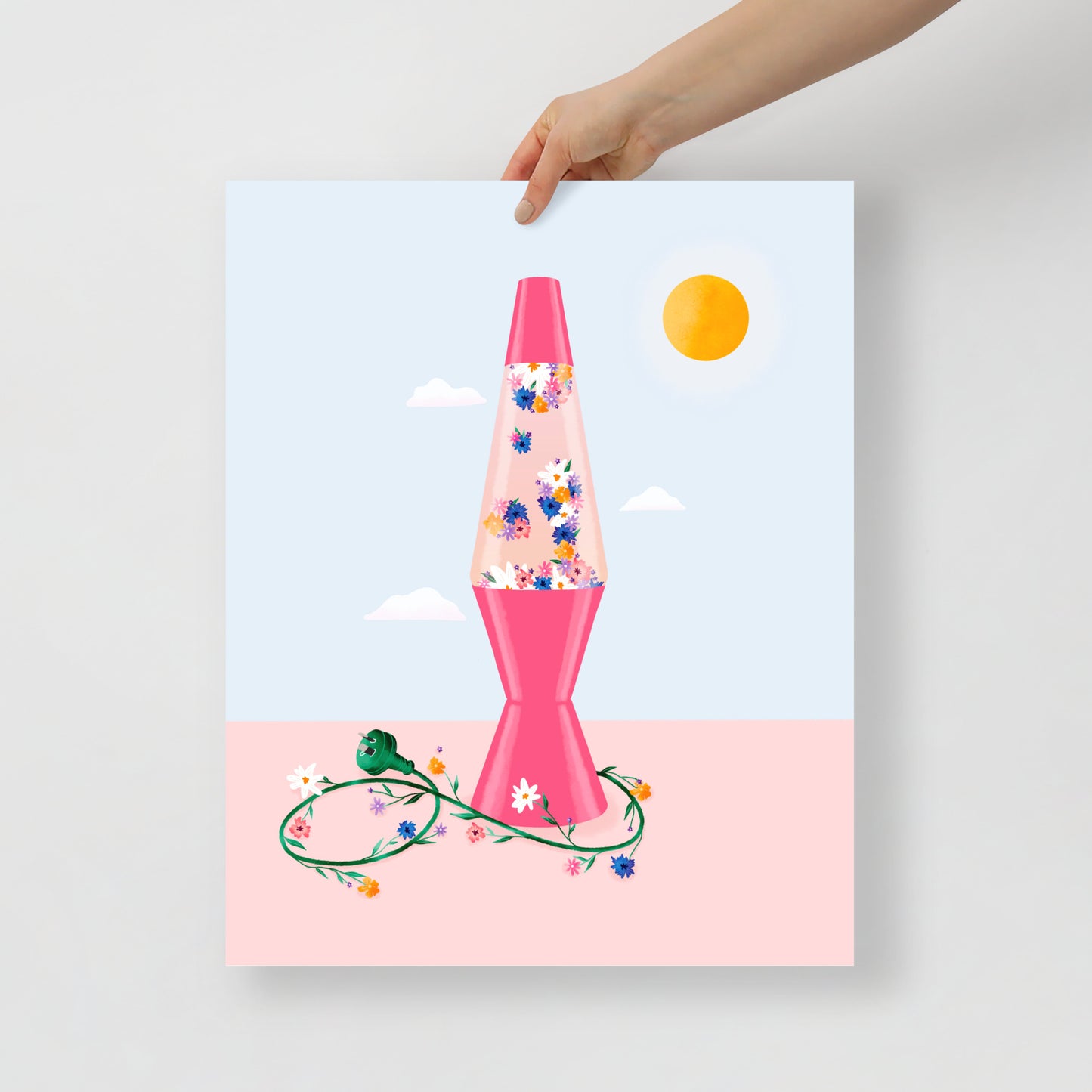 Lava lamp art print