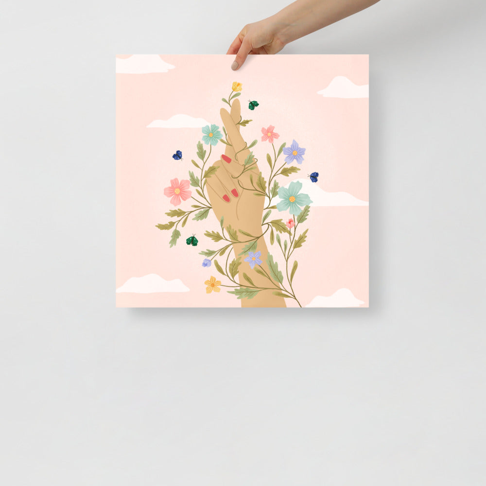 Fingers Crossed art print