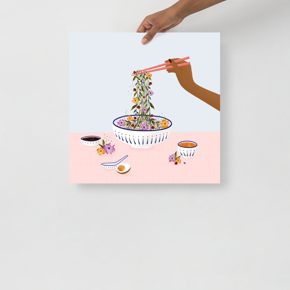 Noodles art print