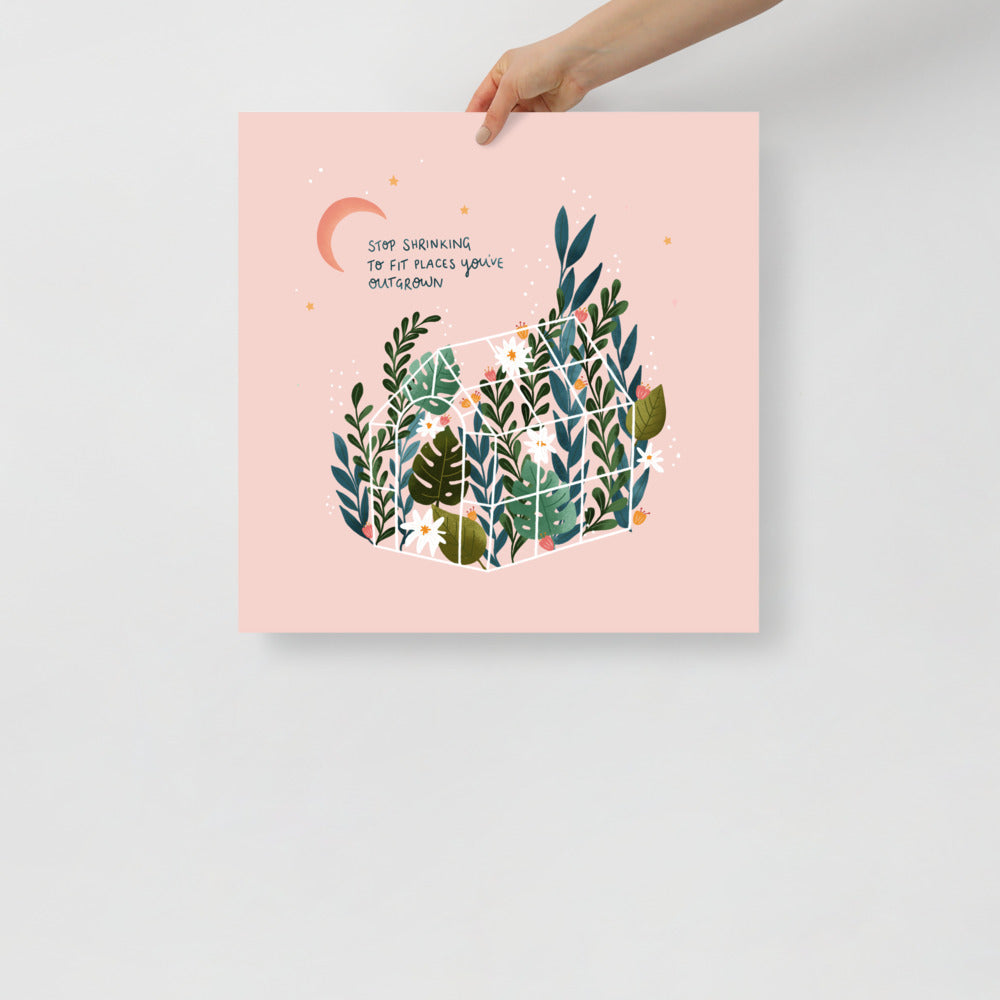 Outgrown art print