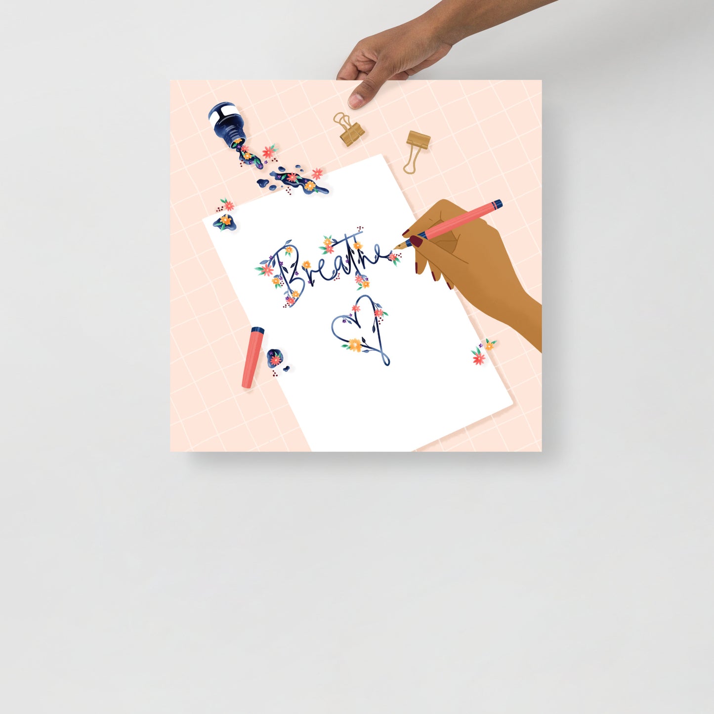 Breathe art print