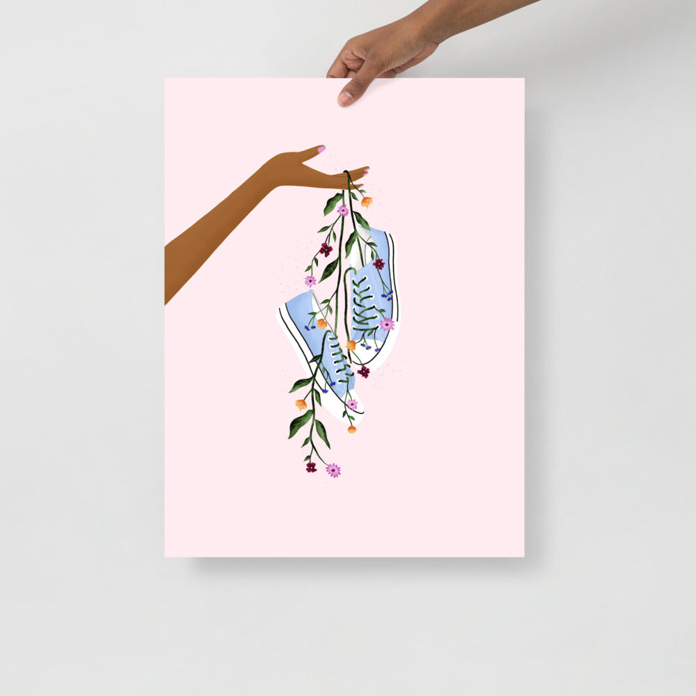 Shoelaces art print