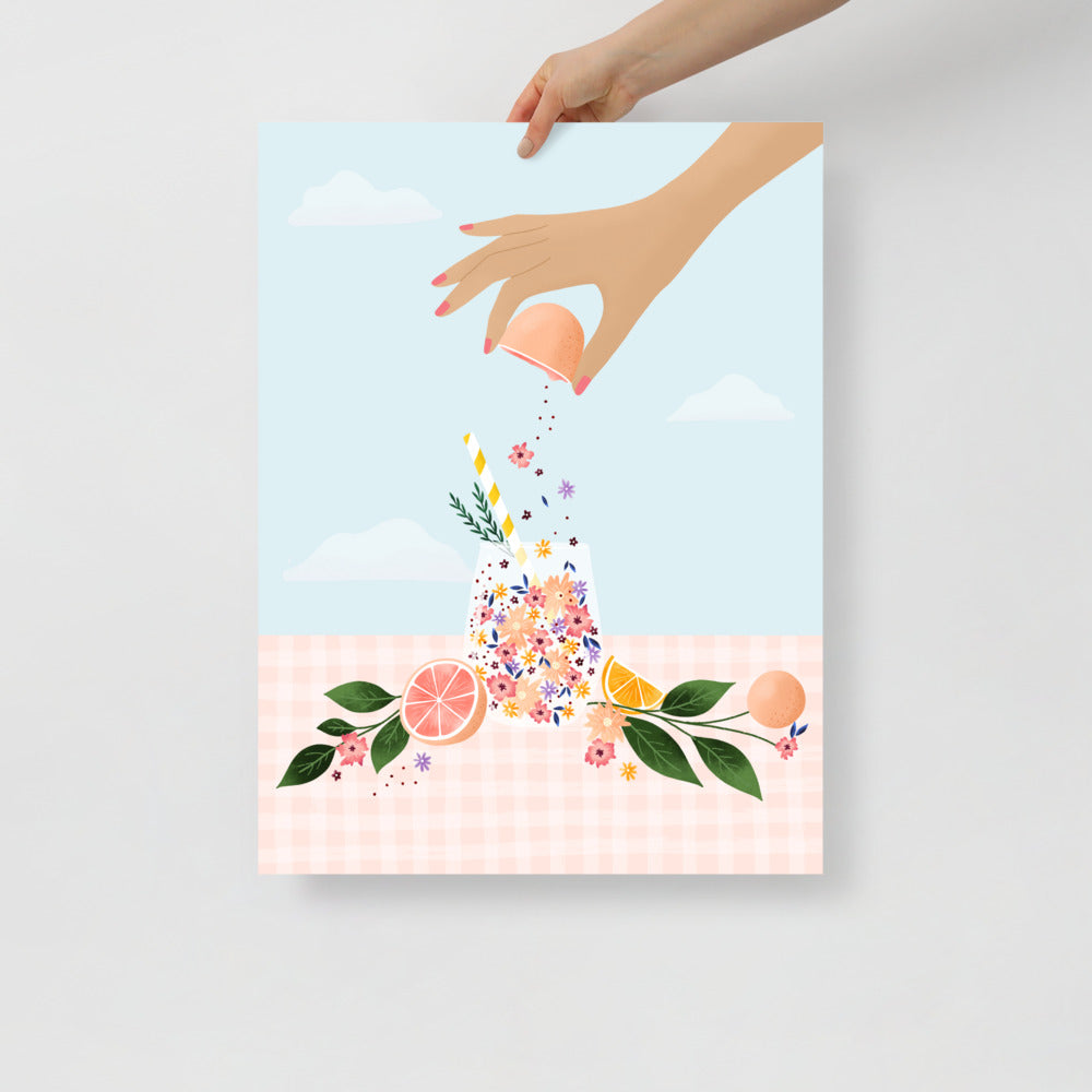 Lemonade art print