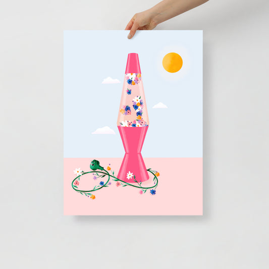 Lava lamp art print