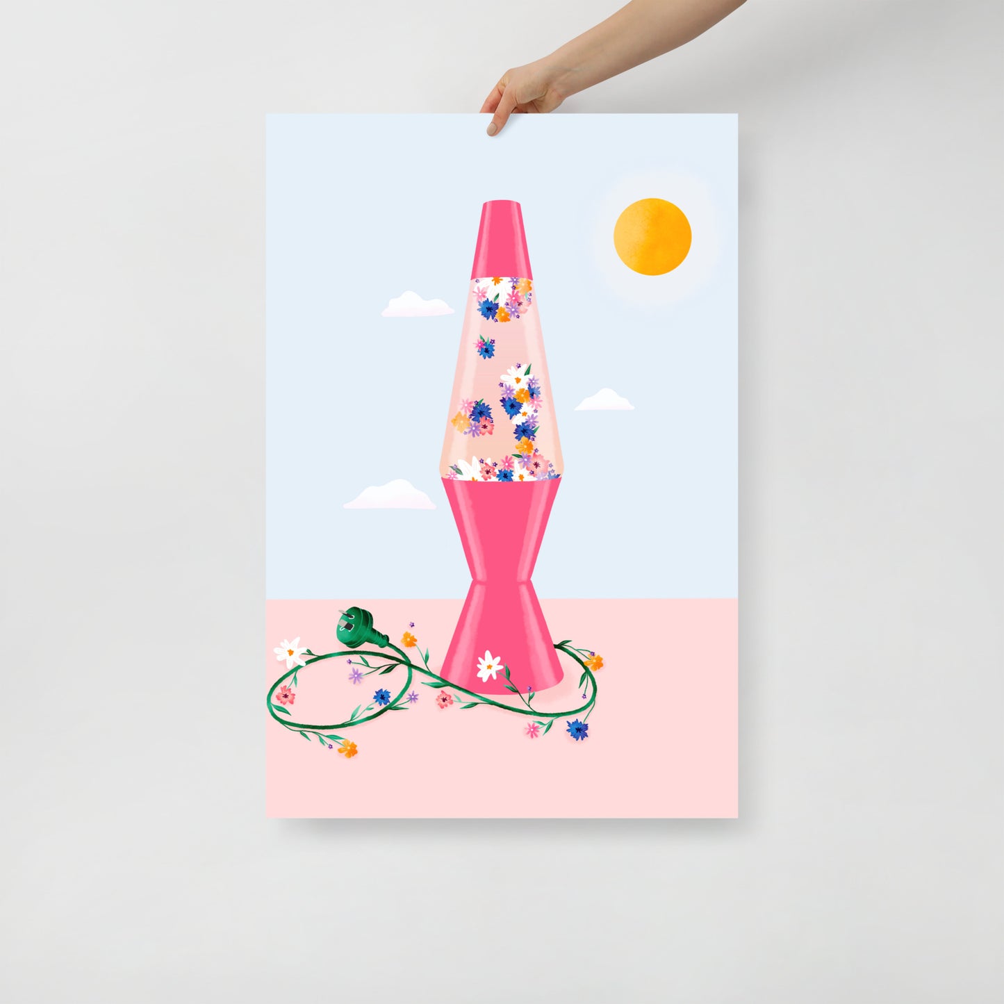 Lava lamp art print