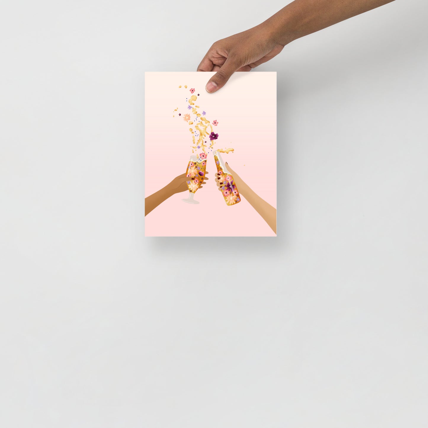 Cheers beers art print