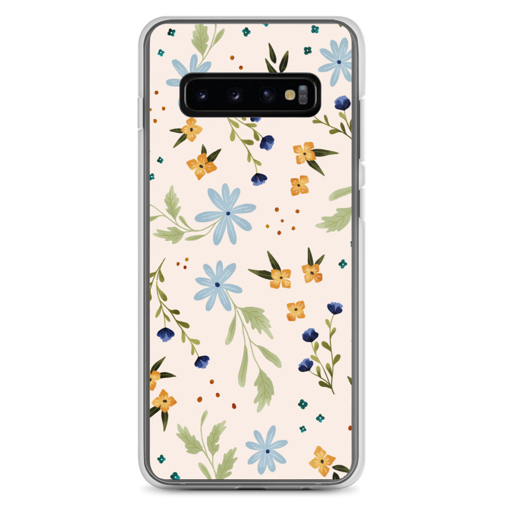 Blue Wildflower Samsung case