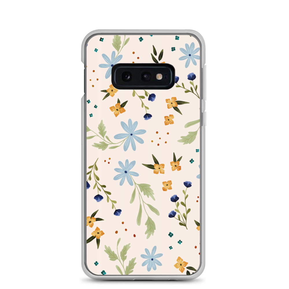 Blue Wildflower Samsung case