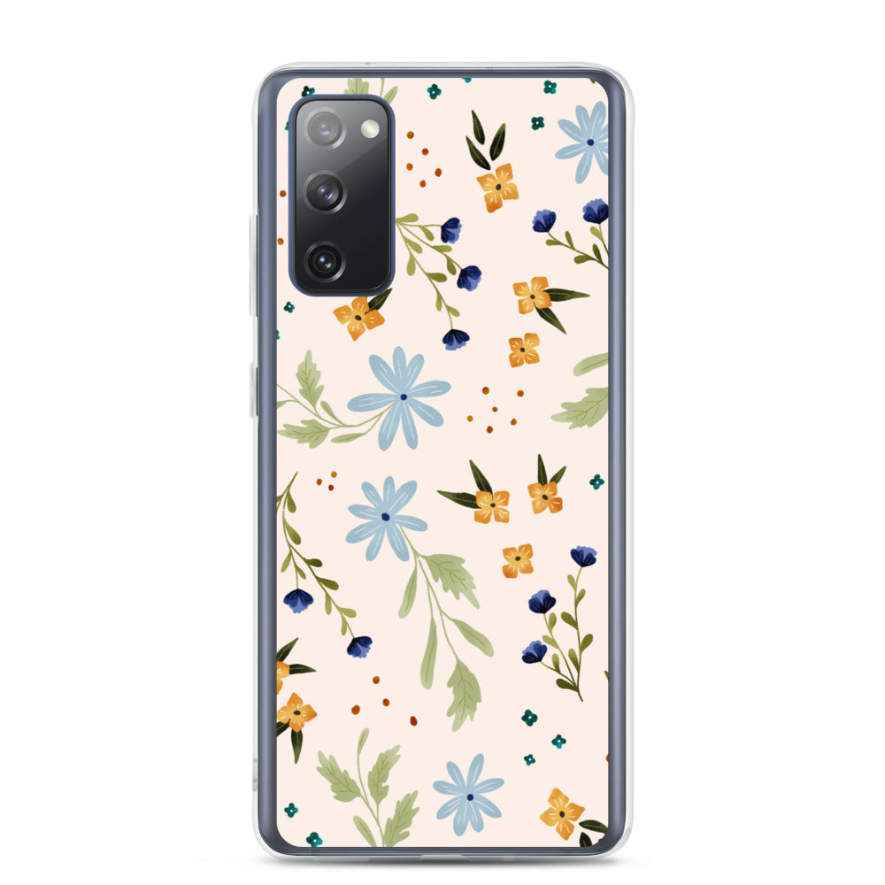 Blue Wildflower Samsung case