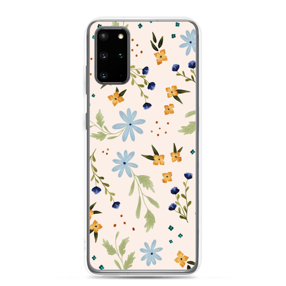 Blue Wildflower Samsung case