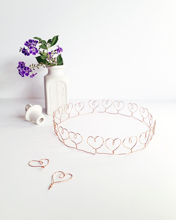 Diy Wire Heart Crown Make And Tell