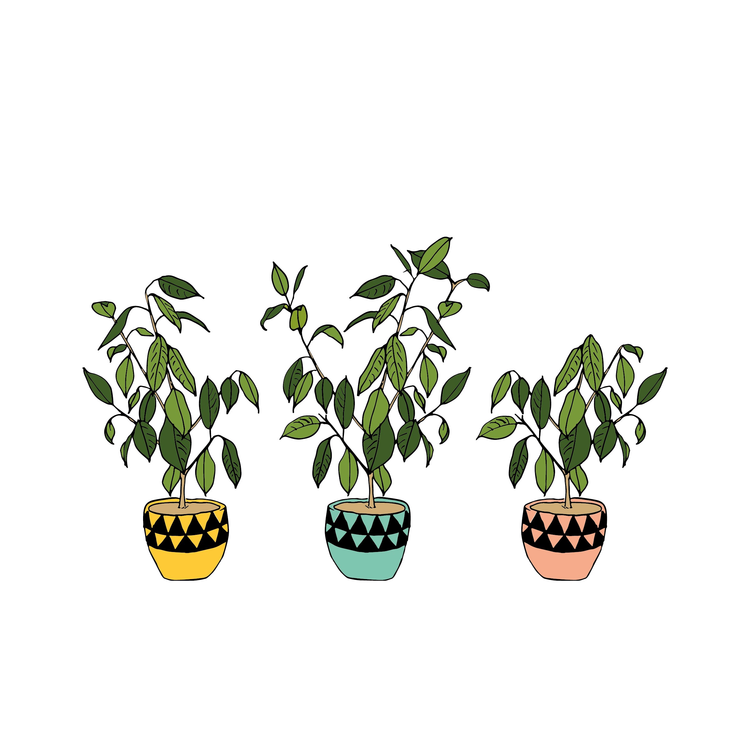 Pot plant desktop wallpaper – Make and Tell