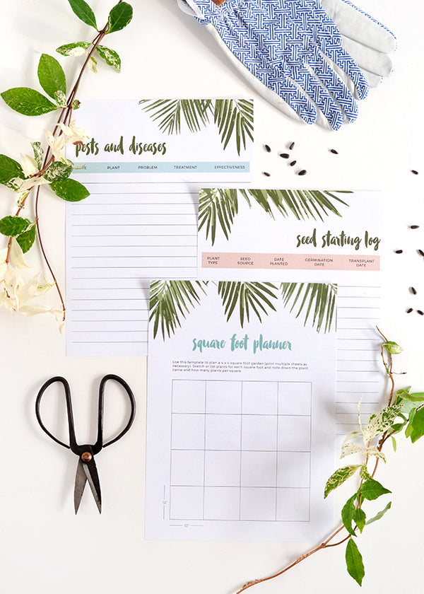Printable garden planner for Curbly – Make and Tell