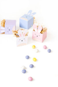 DIY printable easter bunny boxes – Make and Tell
