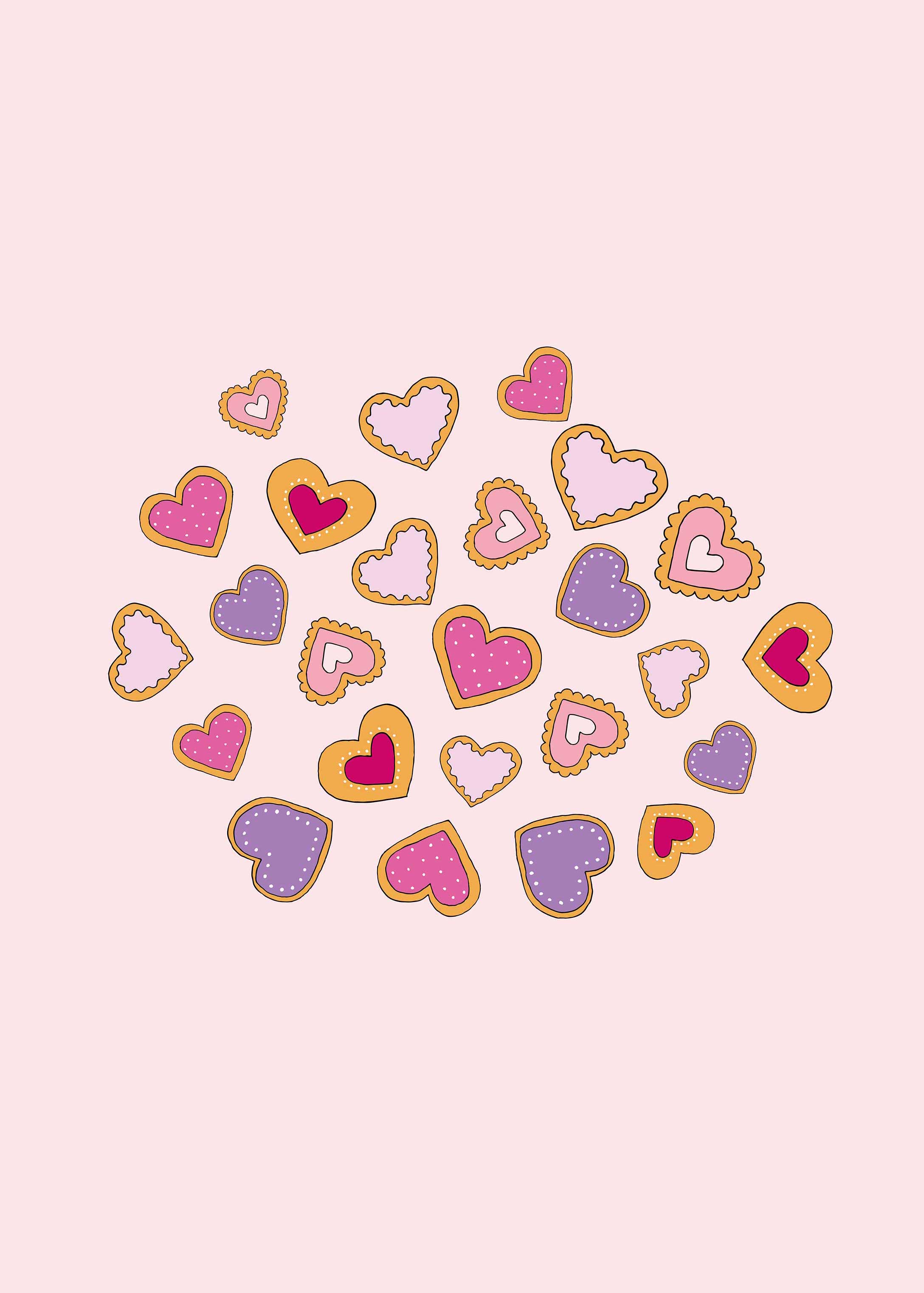 Heart Cookie Desktop Wallpaper Make And Tell