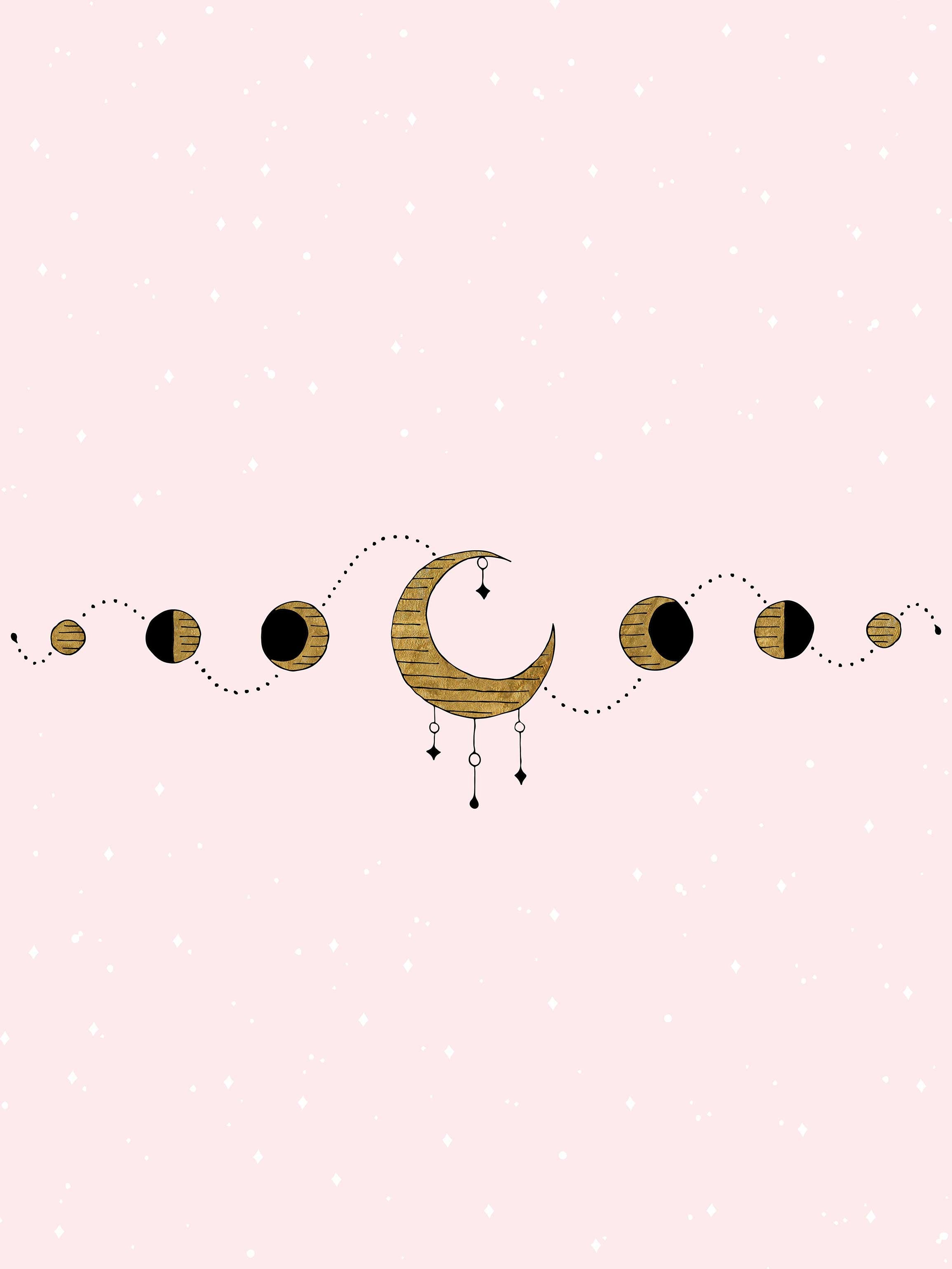 Moon Phase Desktop And Phone Wallpaper Make And Tell