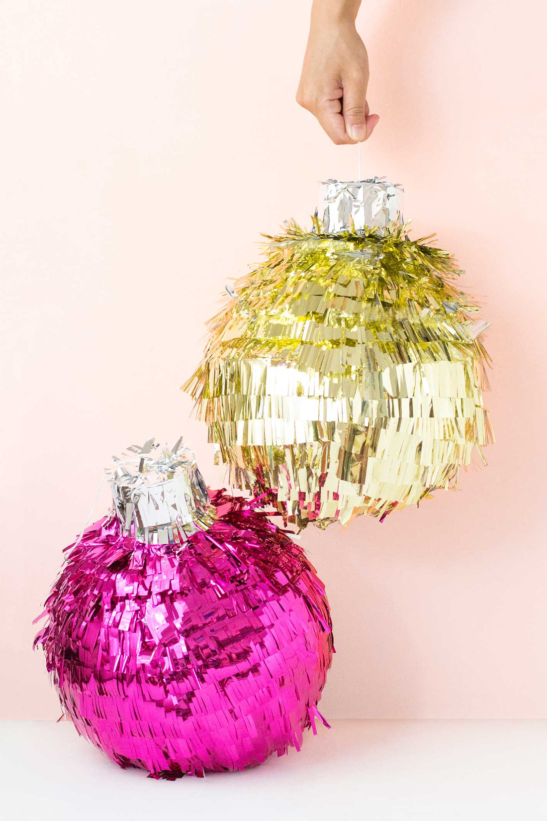 Christmas bauble pinata for Curbly