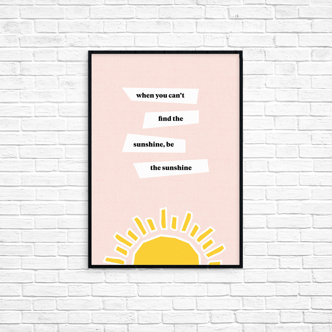 Be the sunshine printable wall art