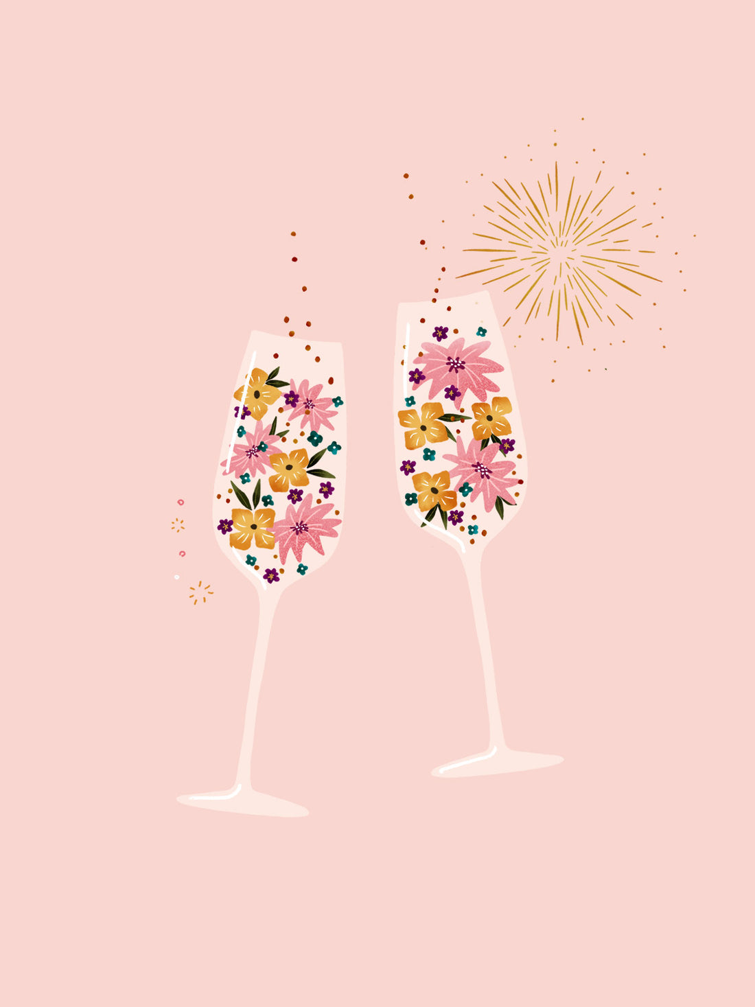 Champagne desktop, phone and tablet wallpaper