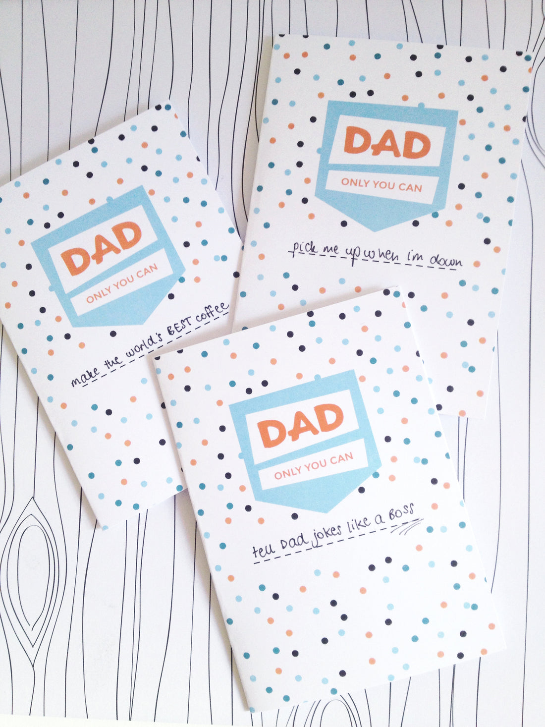 Printable fill in the blank Father's Day card