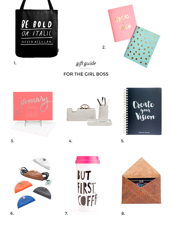 Holiday gift guide for the girl boss